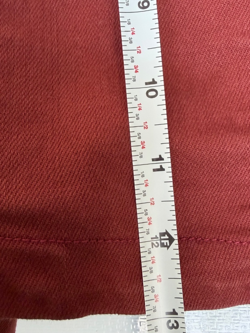 Anthropologie Kit High-Rise Utility Skort by Pilcro, Dark Brick, 28 - Picture 17 of 17